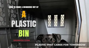 DIY Doghouse: Transforming a Plastic Bin into a Cozy Canine Home