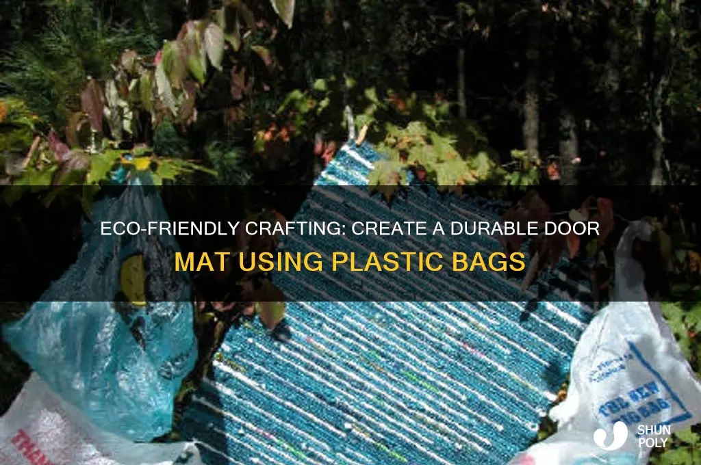how to make a door mat from plastic bags