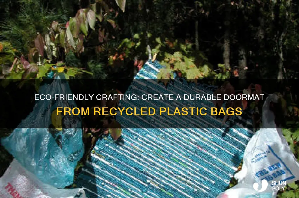 how to make a doormat out of plastic bags