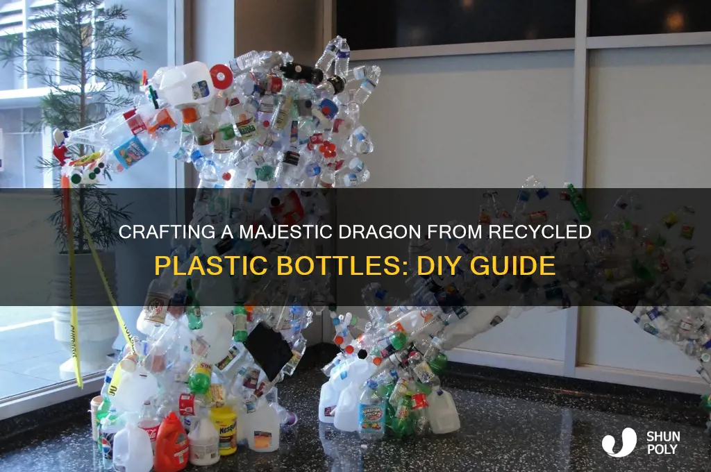 how to make a dragon out of plastic bottles