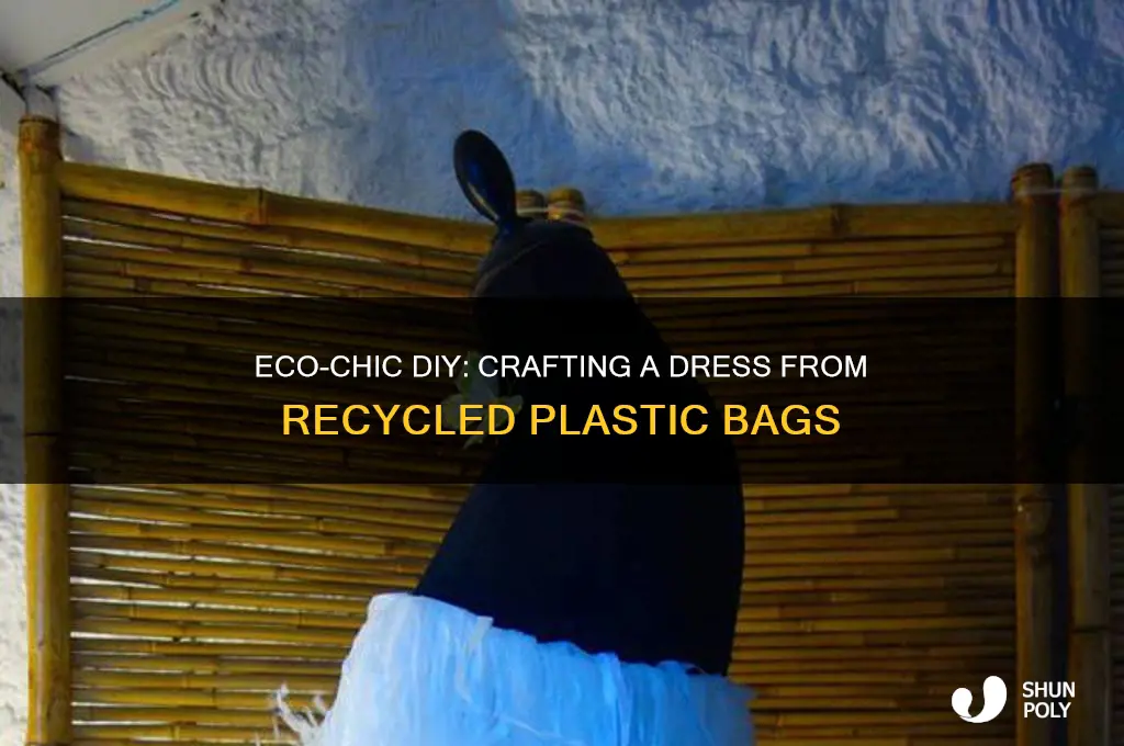 how to make a dress from plastic bags