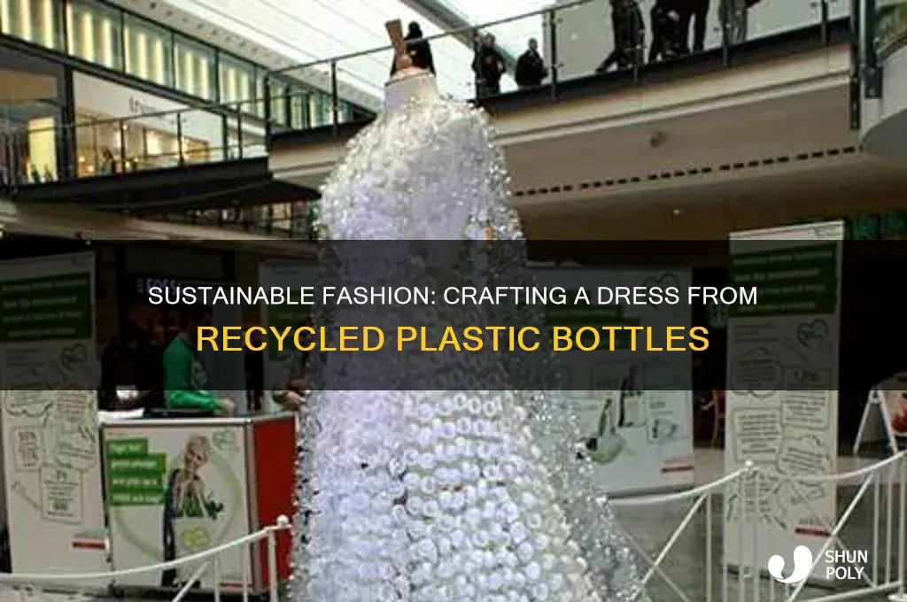 how to make a dress out of plastic bottles
