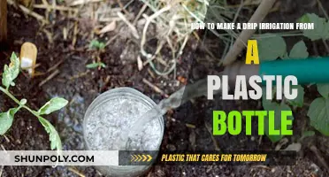 DIY Drip Irrigation: Crafting a Plastic Bottle System for Your Garden