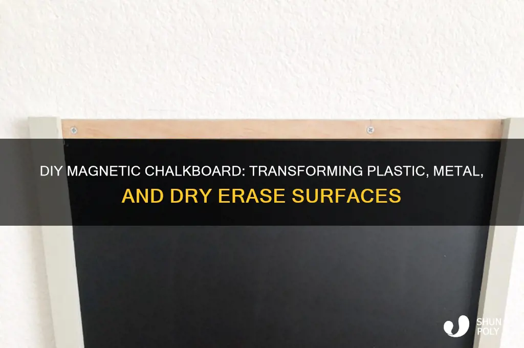 how to make a dry erase plastic chalkboard metal magnetic