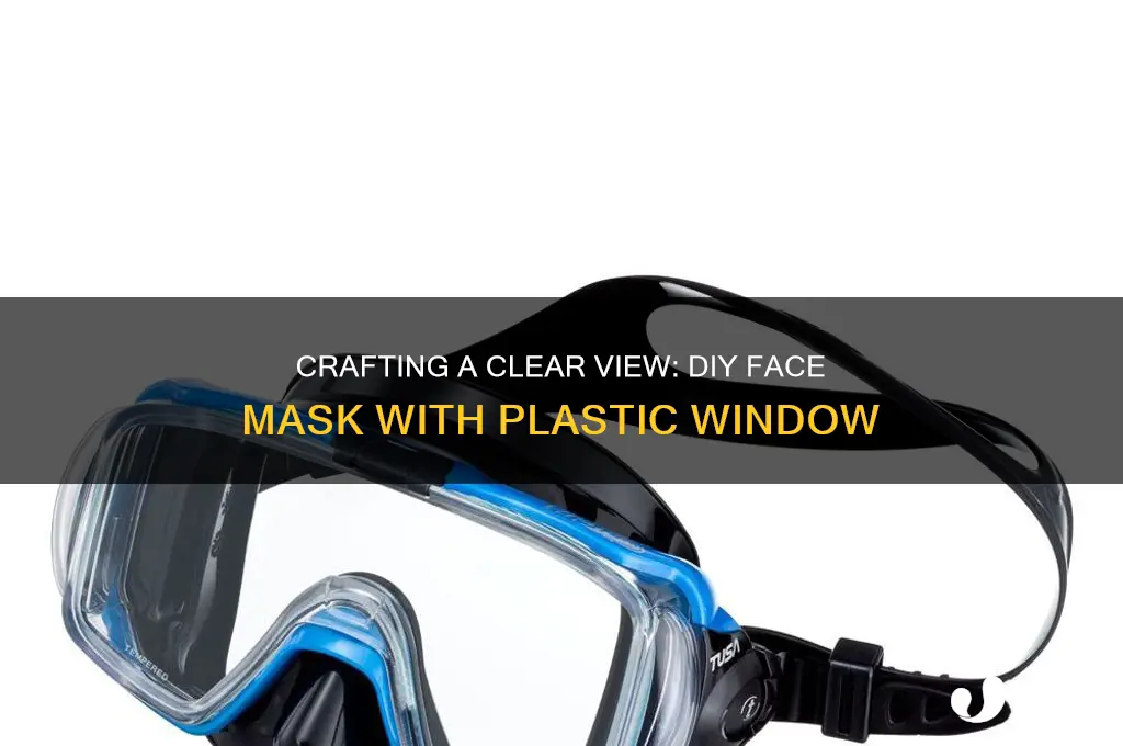 how to make a face mask with a plastic window
