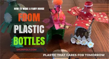 Crafting Magical Fairy Houses from Recycled Plastic Bottles