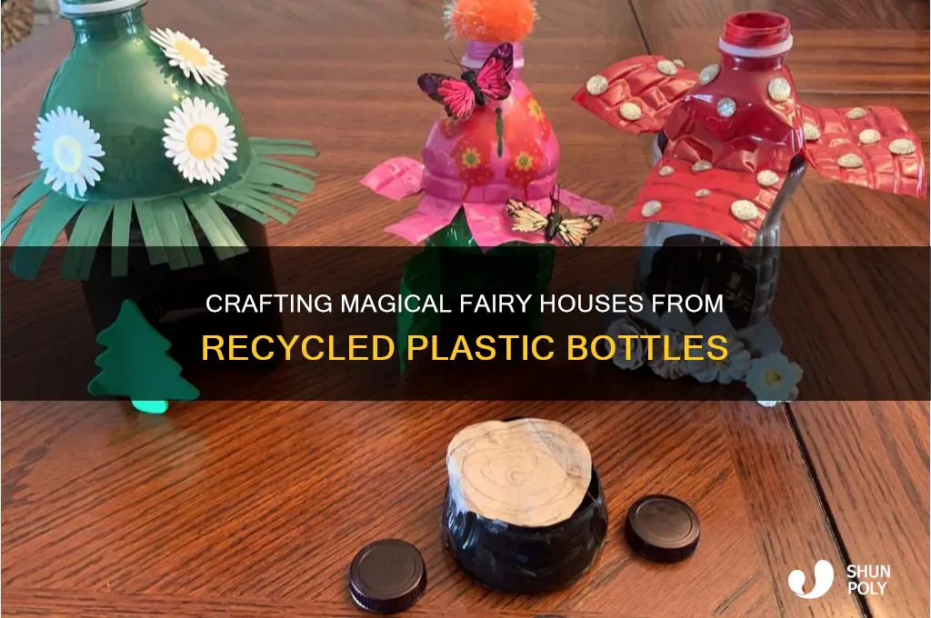 how to make a fairy house from plastic bottles
