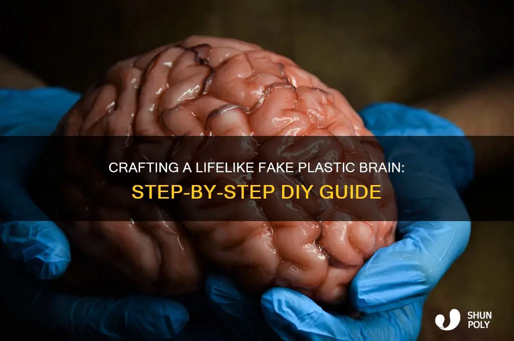 how to make a fake plastic brain