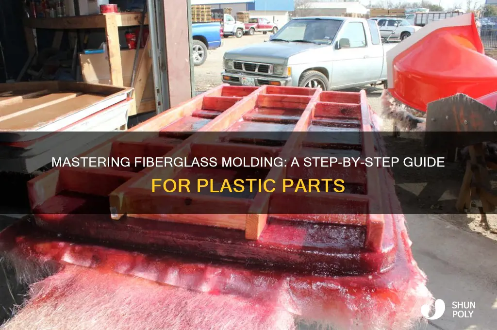 how to make a fiberglass mold of a plastic part