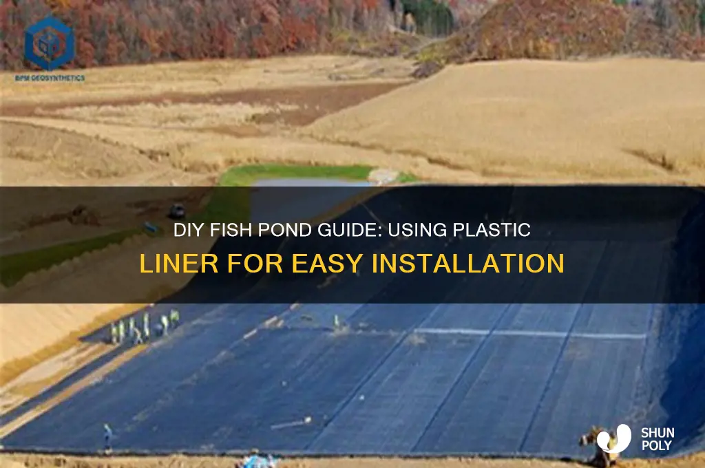 how to make a fish pond with plastic liner
