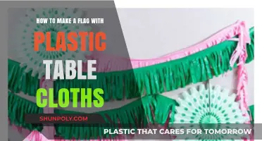 Crafting a Durable Flag Using Plastic Table Cloths: Easy DIY Guide