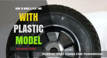 Crafting a Realistic Flat Tire from Plastic Model Materials