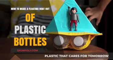 DIY Floating Boat: Crafting with Recycled Plastic Bottles Easily