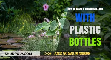 Create a DIY Floating Island Using Recycled Plastic Bottles Easily