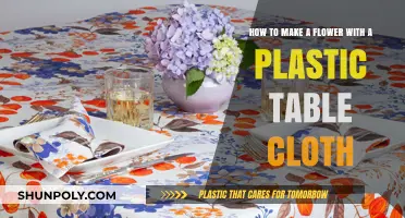 Crafting a Plastic Tablecloth Flower: Easy DIY Tutorial