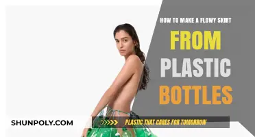 Eco-Chic DIY: Crafting a Flowy Skirt from Recycled Plastic Bottles