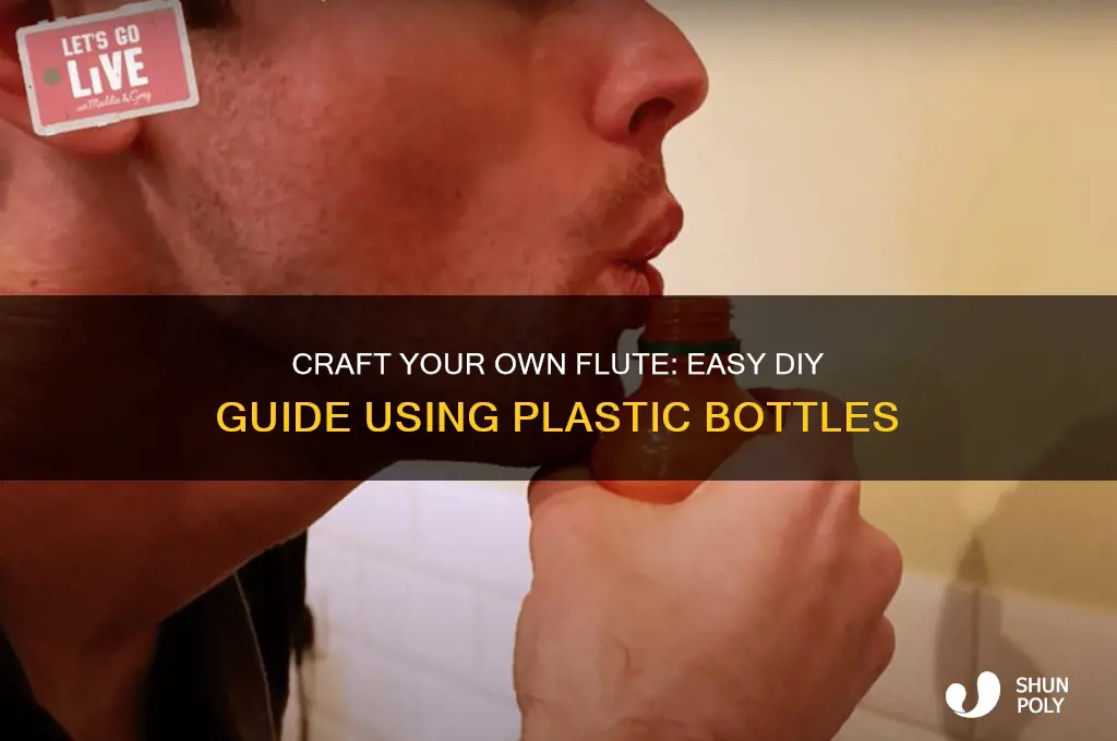 how to make a flute out of a plastic bottle