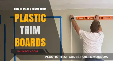 DIY Plastic Trim Board Frame: Easy Step-by-Step Guide