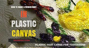 Mastering French Knots: A Step-by-Step Guide for Plastic Canvas Crafting