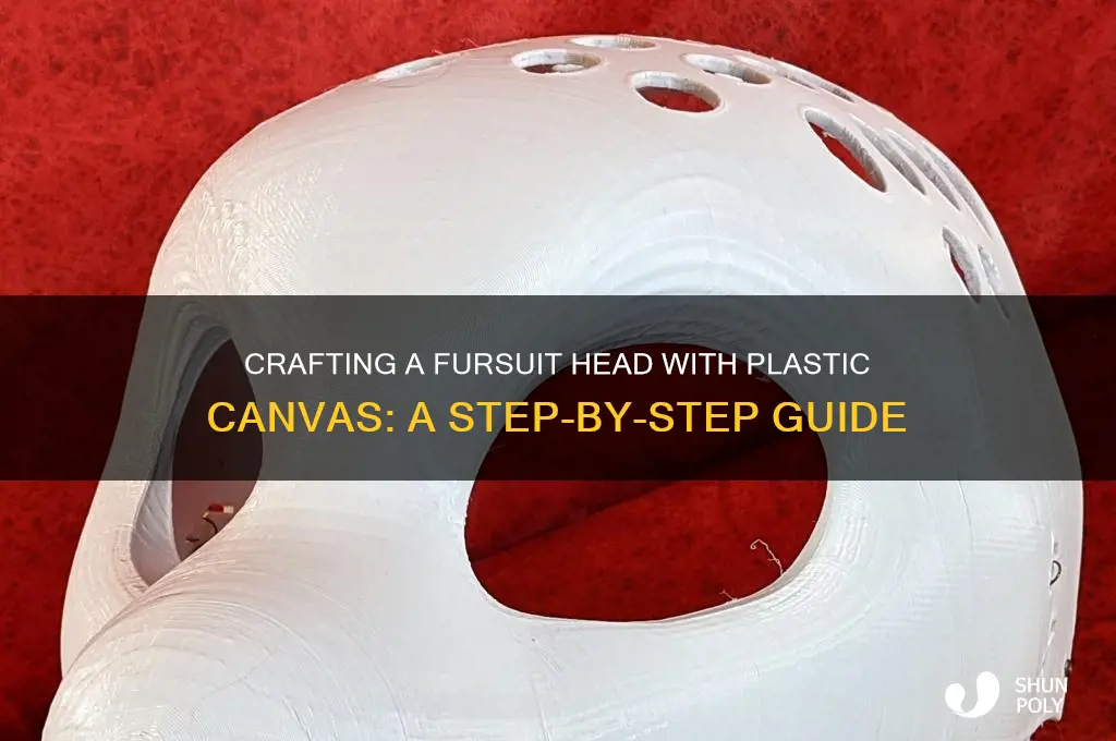 how to make a fursuit head out of plastic canvas