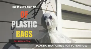 Spooky DIY: Crafting a Ghost from Plastic Bags for Halloween