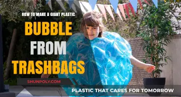Eco-Friendly Fun: Crafting Giant Plastic Bubbles from Trash Bags