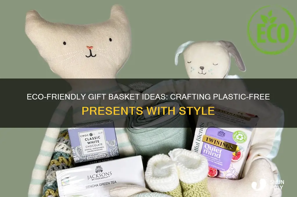 how to make a gift basket without plastic