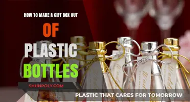 Creative Recycling: Crafting Gift Boxes from Plastic Bottles Easily