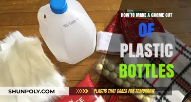 Crafting Eco-Friendly Garden Gnomes from Recycled Plastic Bottles