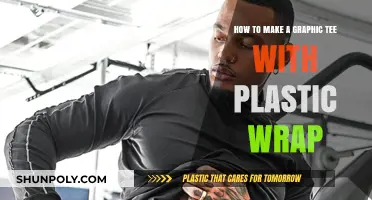 DIY Graphic Tee: Easy Plastic Wrap Transfer Technique Revealed