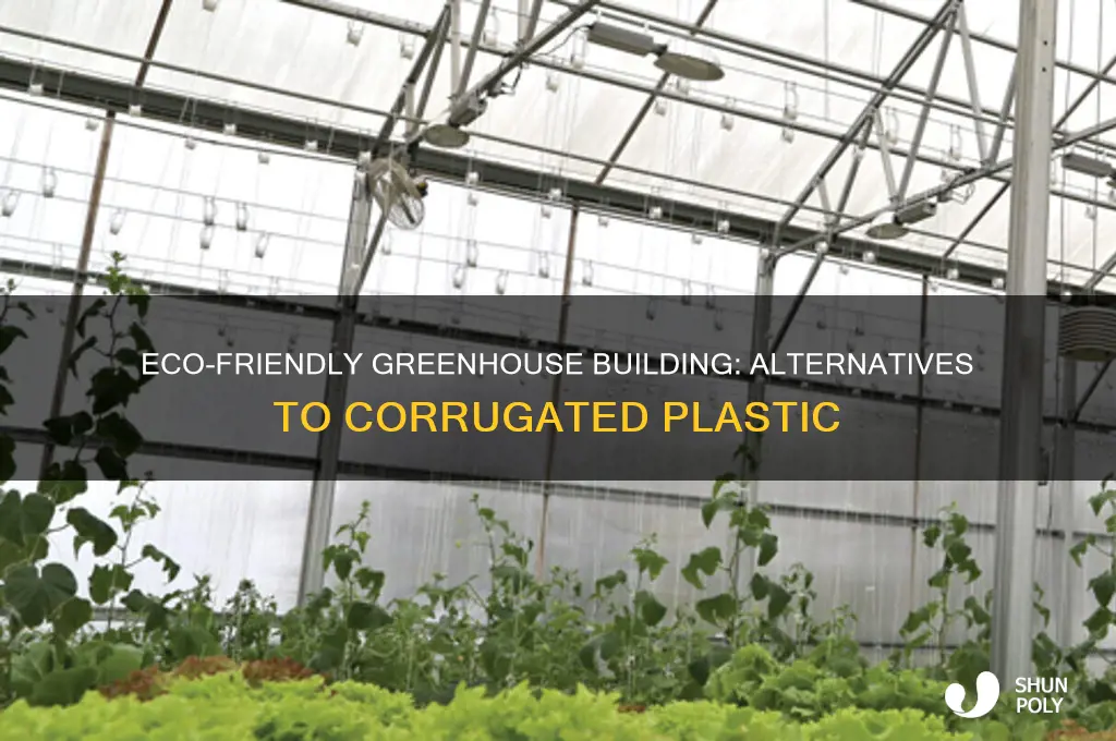 how to make a grean house with no coragated plastic