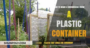 DIY Greenhouse: Transforming Plastic Containers