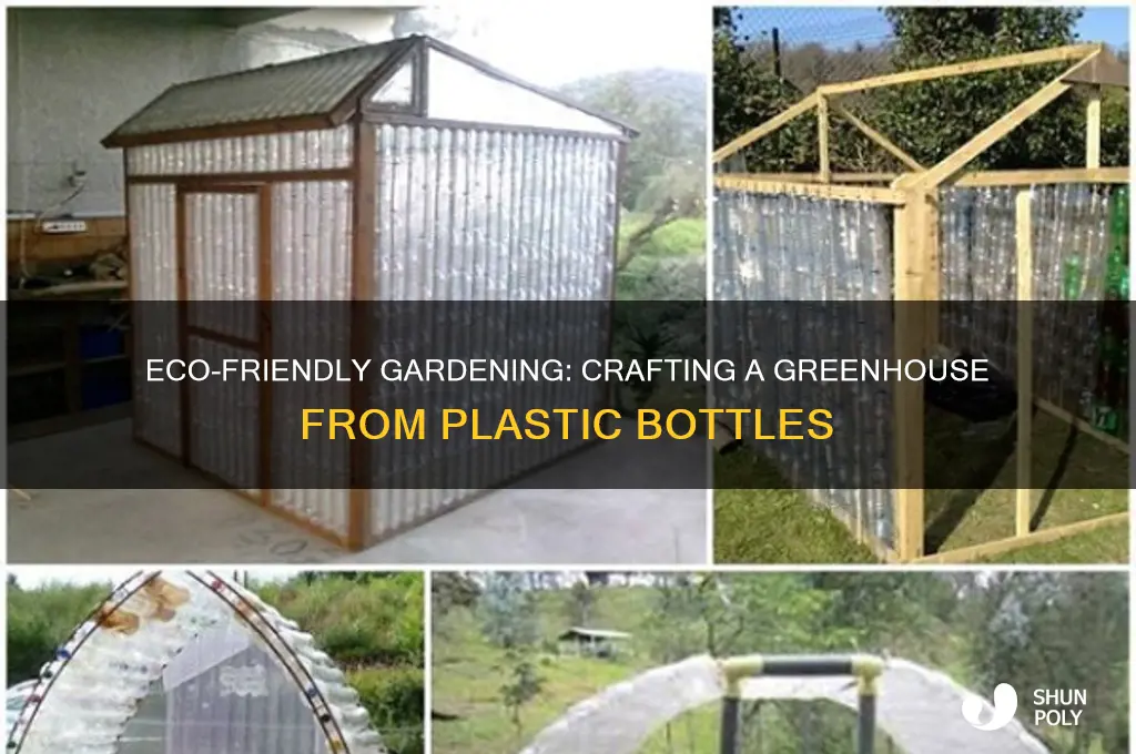 how to make a greenhouse from plastic bottles