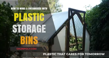 DIY Greenhouse: Build with Plastic Storage Bins for Gardening Success