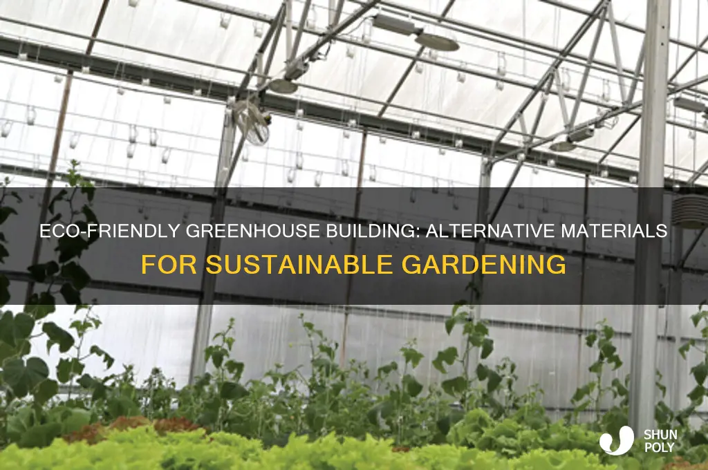 how to make a greenhouse without glass or plastic