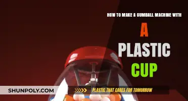 DIY Gumball Machine: Crafting Fun with a Plastic Cup