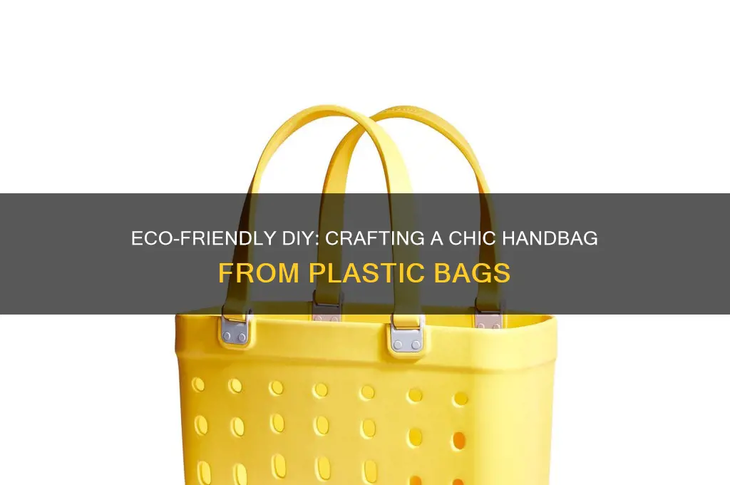 how to make a handbag from plastic bags