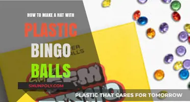 Crafting a Unique Hat with Plastic Bingo Balls: A DIY Guide