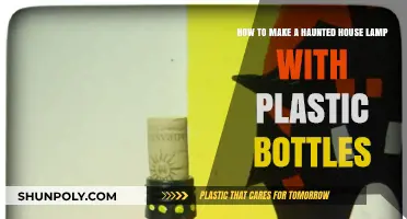 DIY Haunted House Lamp: Upcycle Plastic Bottles for Spooky Decor