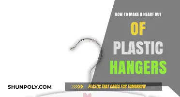 Crafting Love: Create a Heart from Plastic Hangers Easily