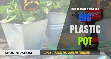 Easy DIY Guide: Drilling Holes in Large Plastic Pots
