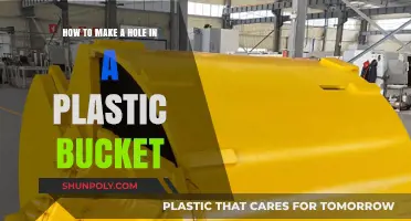 Easy DIY Guide: Drilling a Hole in a Plastic Bucket
