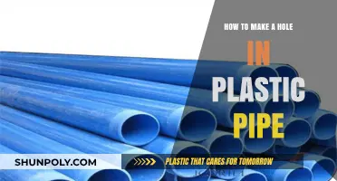 Easy DIY Guide: Drilling Holes in Plastic Pipes Safely
