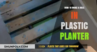 Easy DIY Guide: Drilling Holes in Plastic Planters for Drainage