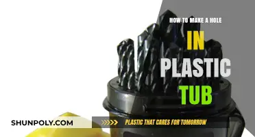 Easy DIY Guide: Drilling Holes in Plastic Tubs Safely
