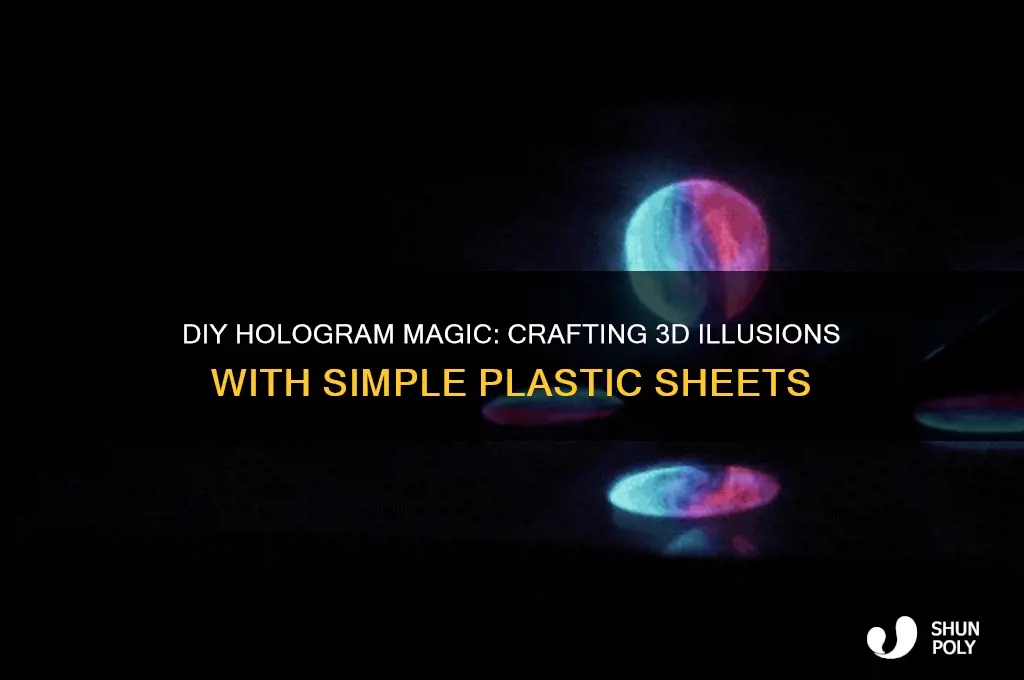 how to make a hologram out of plastic