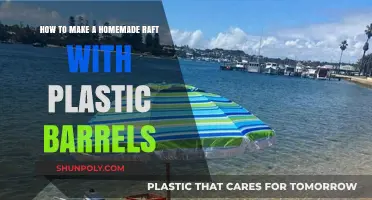 DIY Raft Building: Crafting a Float with Plastic Barrels
