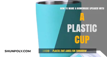 DIY Speaker Craft: Turn a Plastic Cup into Sound Amplifier