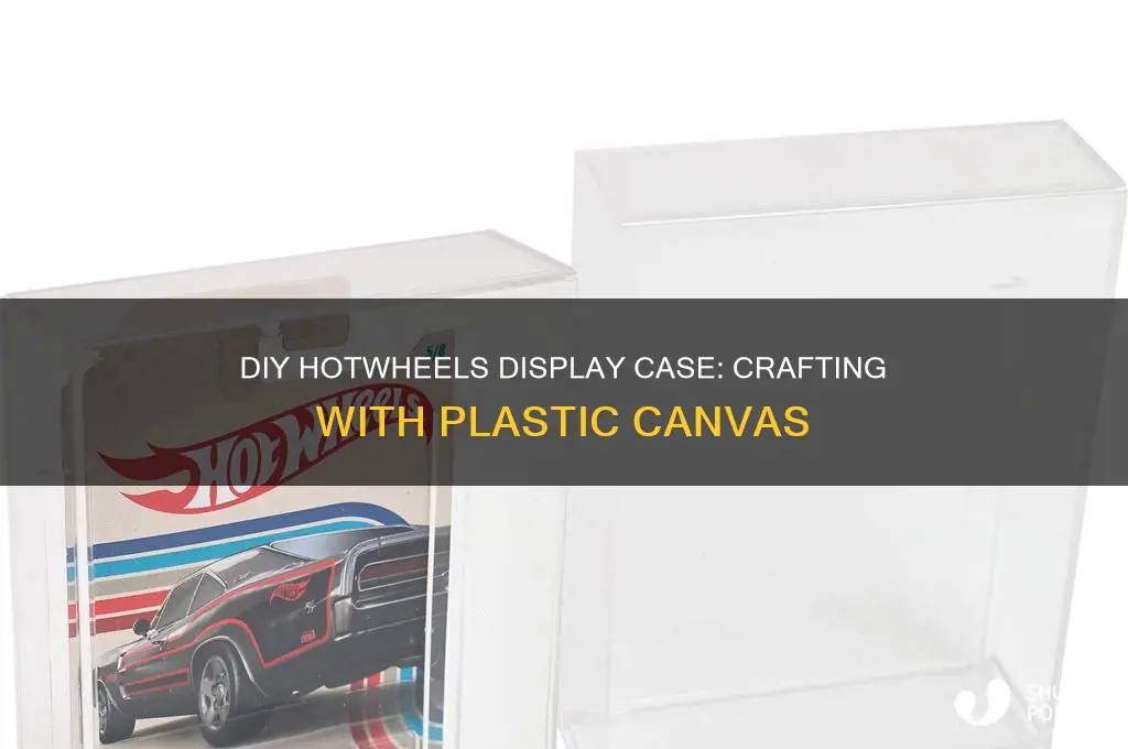 how to make a hotwheels case out of plastic canvas