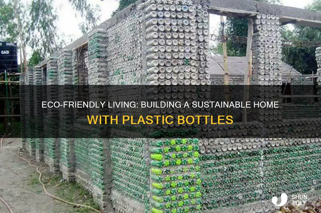 how to make a house made of plastic bottles